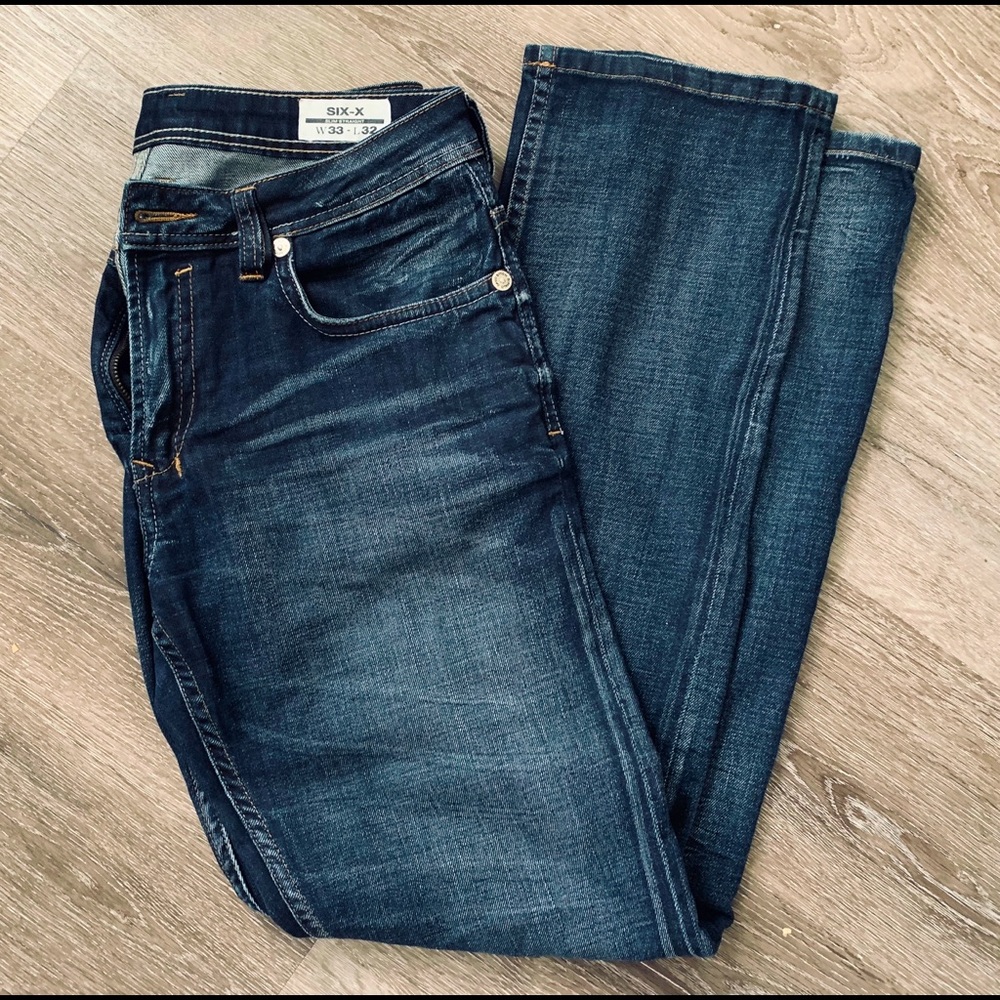 Buffalo David Bitton Six-X Slim Straight Jeans Men